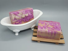 Load image into Gallery viewer, Lavender Chamomile Goat&#39;s Milk Bar Soap
